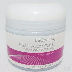 beComing Rest Your Sole Foot Soak 4.4 oz – Cool Down Mint – Soothing Foot Care